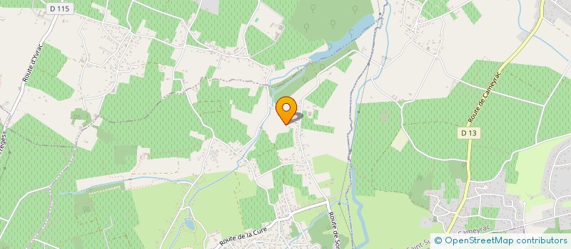 localisation de l'entreprise LES JARDINS DE LA TUILERIE à MONTUSSAN
