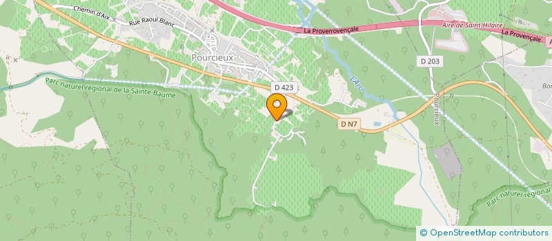 localisation de l'entreprise LES JARDINS DE LA TUILIERE à OLLIERES