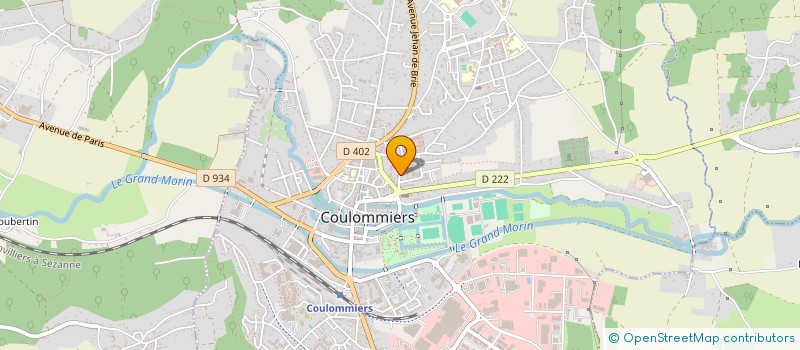 localisation de l'entreprise LES JARDINS DE LAFAYETTE à COULOMMIERS