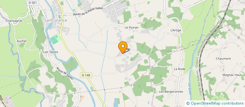 localisation de l'entreprise LES JARDINS DE LAGARDE  SAINT-VIANCE