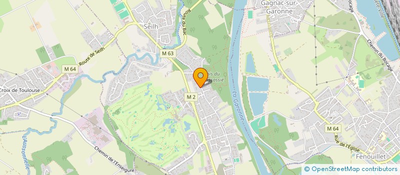 localisation de l'entreprise LES JARDINS DE LAGARDELLE SUR LEZE à SEILH