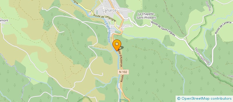 localisation de l'entreprise LES JARDINS DE LANARC'IE  LANARCE