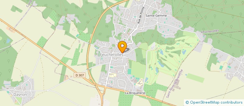 localisation de l'entreprise LES JARDINS DE LANLUET à FEUCHEROLLES