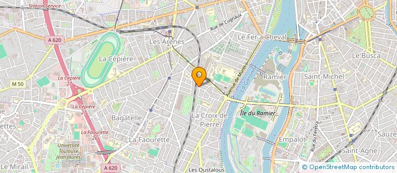 localisation de l'entreprise LES JARDINS DE LARDENNE à TOULOUSE