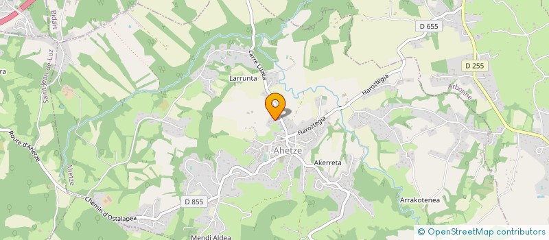 localisation de l'entreprise LES JARDINS DE LARRALDEA  AHETZE