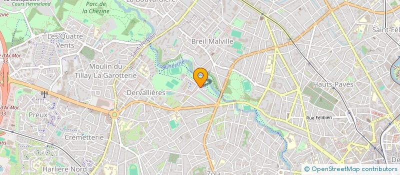 localisation de l'entreprise LES JARDINS DE LEA  NANTES