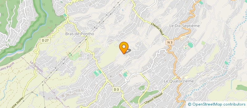 localisation de l'entreprise LES JARDINS DE LEONIE  LE TAMPON