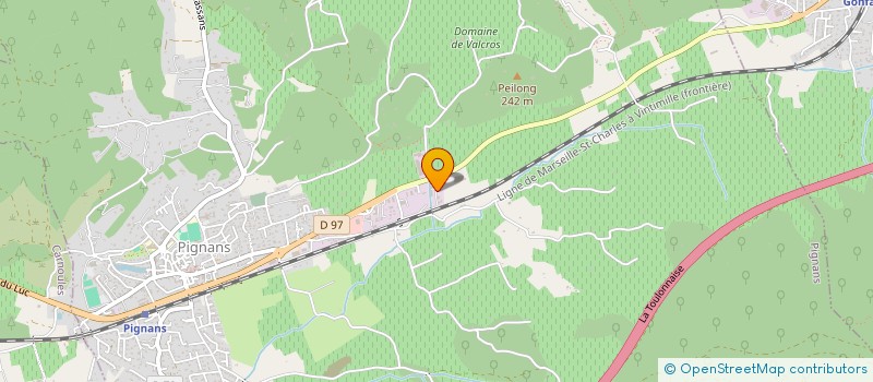 localisation de l'entreprise LES JARDINS DE LF à PIGNANS