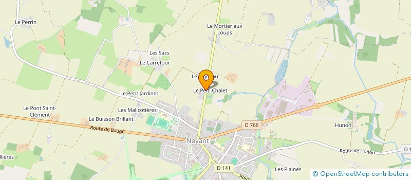 localisation de l'entreprise LES JARDINS DE LIBERTAD  NOYANT-VILLAGES