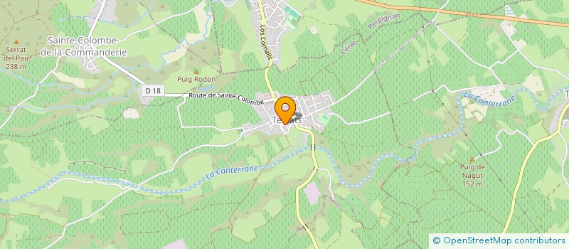 localisation de l'entreprise LES JARDINS DE LILI  TERRATS