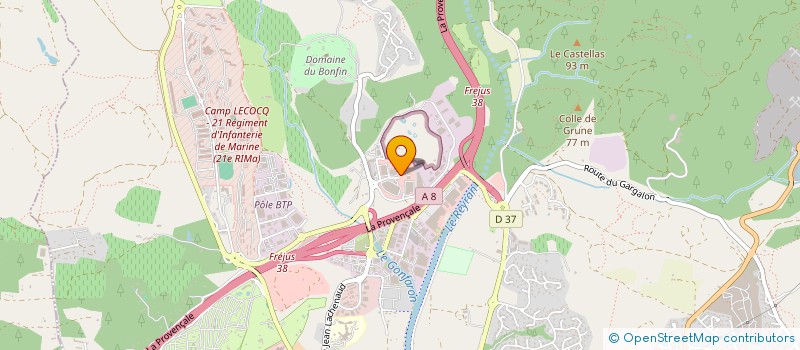 localisation de l'entreprise LES JARDINS DE LIMA à FREJUS