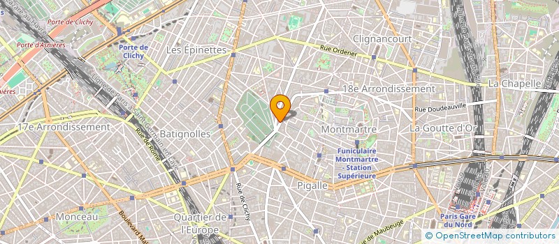 localisation de l'entreprise LES JARDINS DE LISA à PARIS