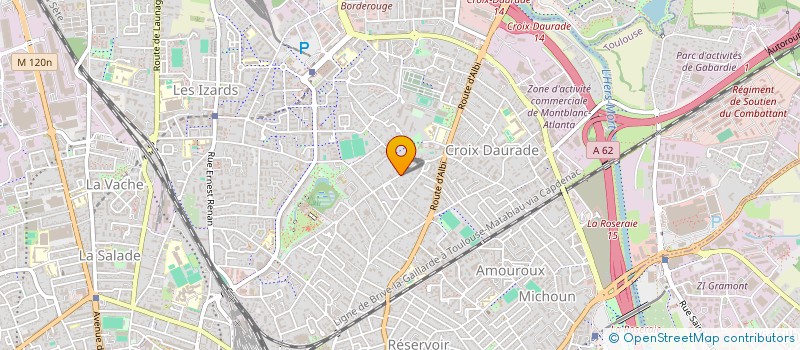 localisation de l'entreprise LES JARDINS DE LOUISE à TOULOUSE
