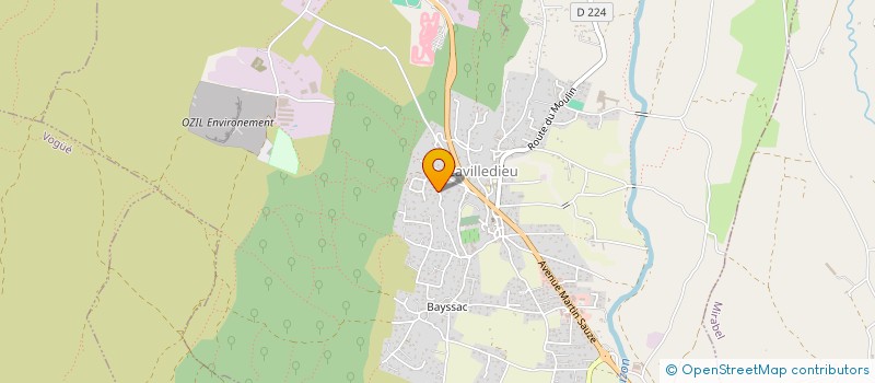 localisation de l'entreprise LES JARDINS DE LULY  LAVILLEDIEU