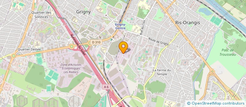 localisation de l'entreprise LES JARDINS DE MAINVILLE à RIS-ORANGIS