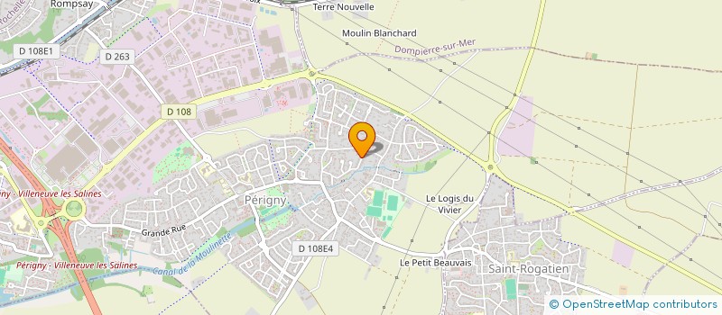 localisation de l'entreprise LES JARDINS DE MAJORELLE  PERIGNY