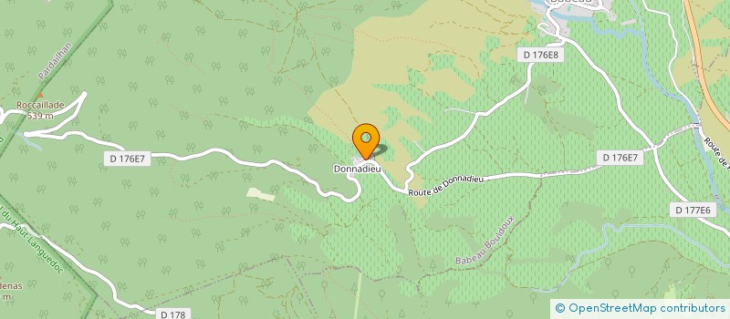 localisation de l'entreprise LES JARDINS DE MALIBERT  BABEAU-BOULDOUX