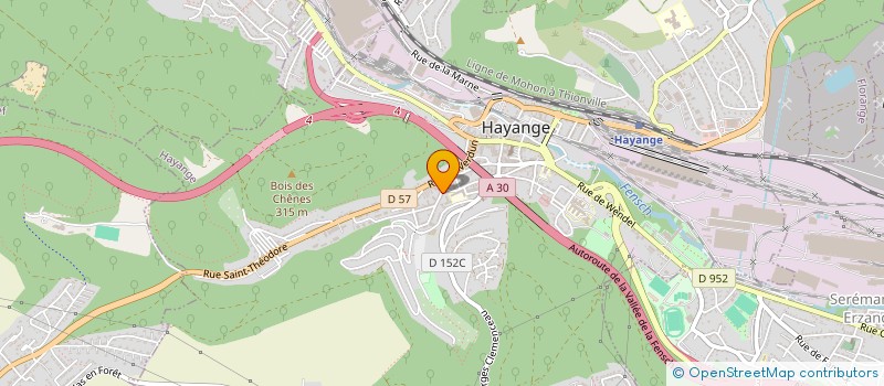 localisation de l'entreprise LES JARDINS DE MALINE  HAYANGE