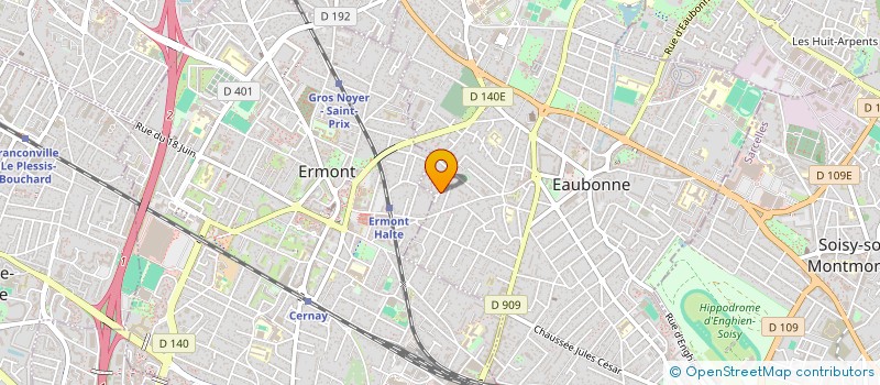 localisation de l'entreprise LES JARDINS DE MANON à EAUBONNE