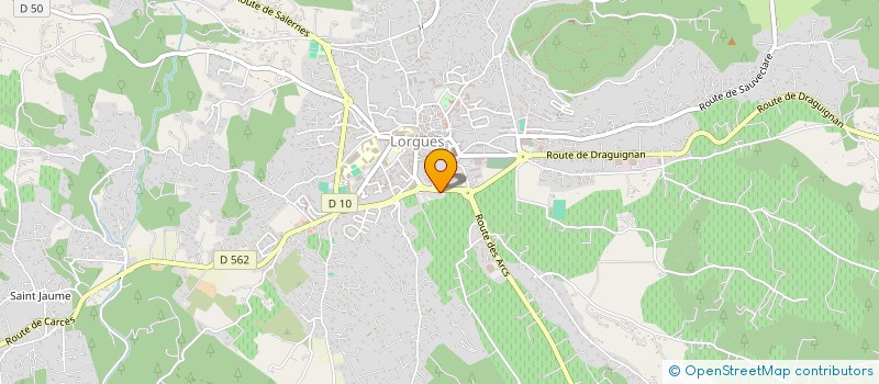 localisation de l'entreprise LES JARDINS DE MANON  LORGUES