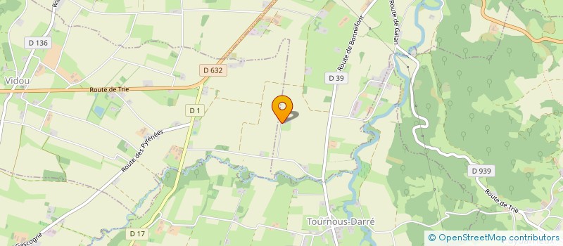 localisation de l'entreprise LES JARDINS DE MANONCERES  TRIE-SUR-BAISE