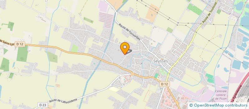 localisation de l'entreprise LES JARDINS DE MANOU  SEYSSES