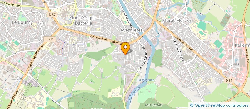 localisation de l'entreprise LES JARDINS DE MARCEAU à LAVAL