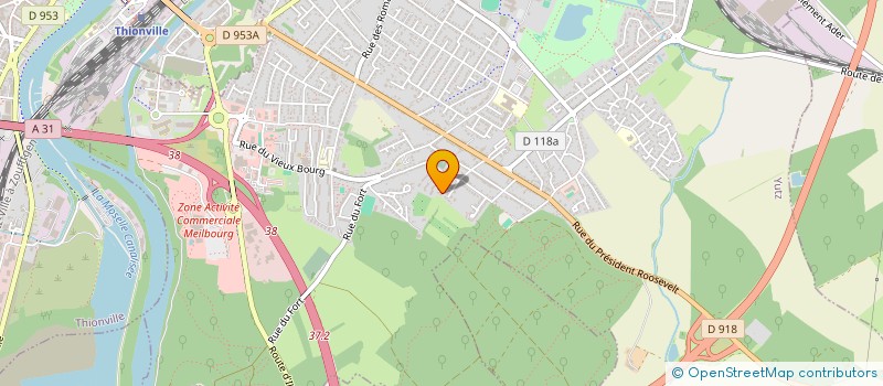 localisation de l'entreprise LES JARDINS DE MARGOT  YUTZ