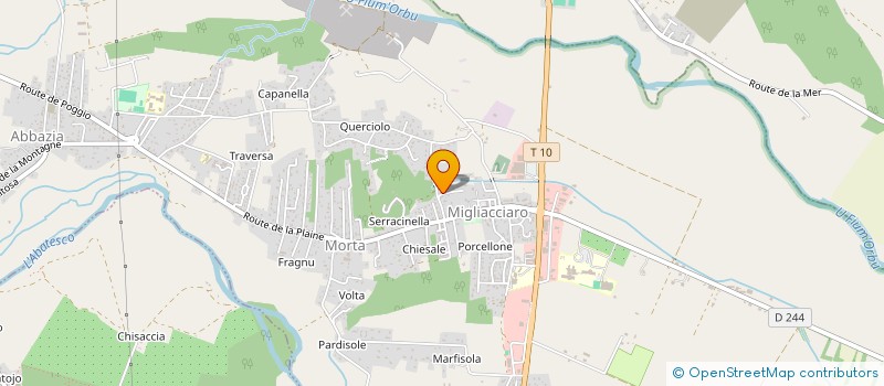 localisation de l'entreprise LES JARDINS DE MARIA à PRUNELLI-DI-FIUMORBO