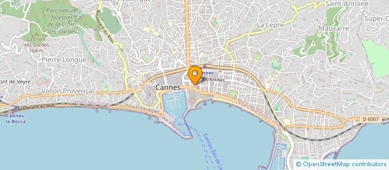 localisation de l'entreprise LES JARDINS DE MARIANNE à CANNES