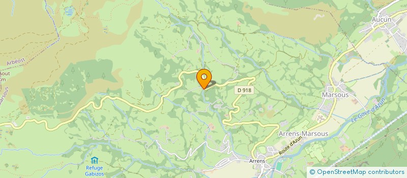 localisation de l'entreprise LES JARDINS DE MARIE  ARRENS-MARSOUS