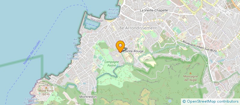 localisation de l'entreprise LES JARDINS DE MARSEILLEVEYRE à MARSEILLE