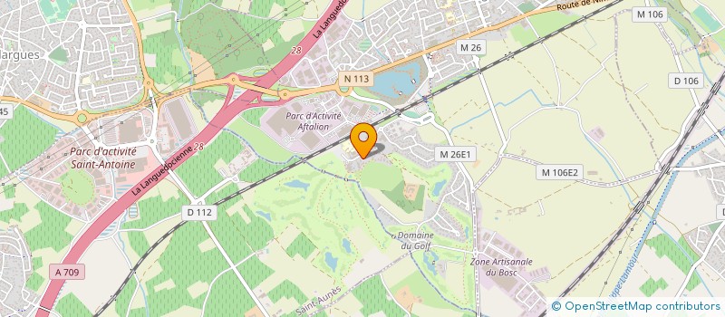 localisation de l'entreprise LES JARDINS DE MASSANE à BAILLARGUES