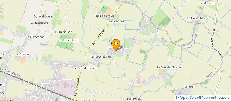 localisation de l'entreprise LES JARDINS DE MATHIEU  BRISSAC LOIRE AUBANCE