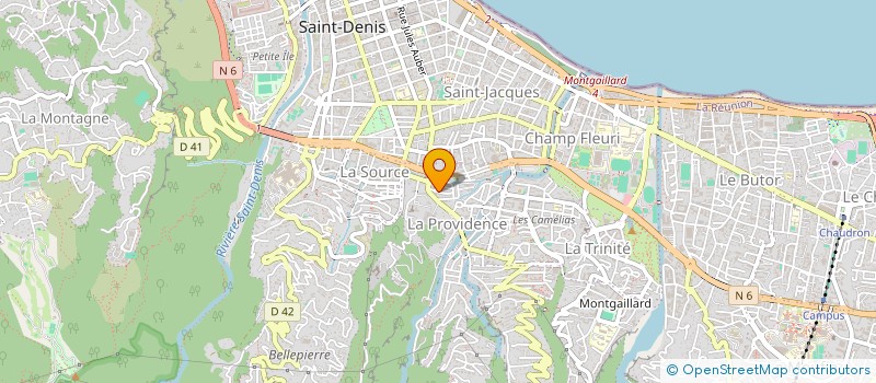 localisation de l'entreprise LES JARDINS DE MATHILDE à SAINT-DENIS