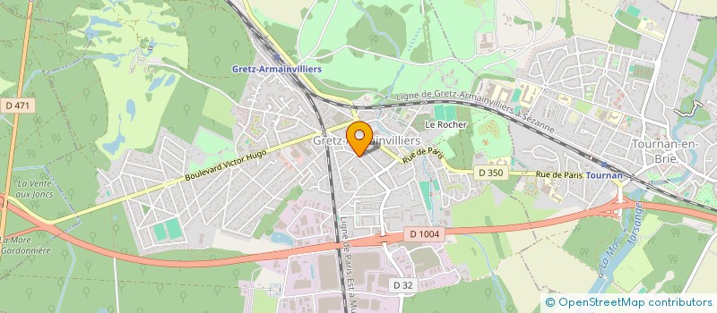 localisation de l'entreprise LES JARDINS DE MAXENCE  GRETZ-ARMAINVILLIERS