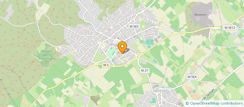 localisation de l'entreprise LES JARDINS DE MAXIME à PIGNAN