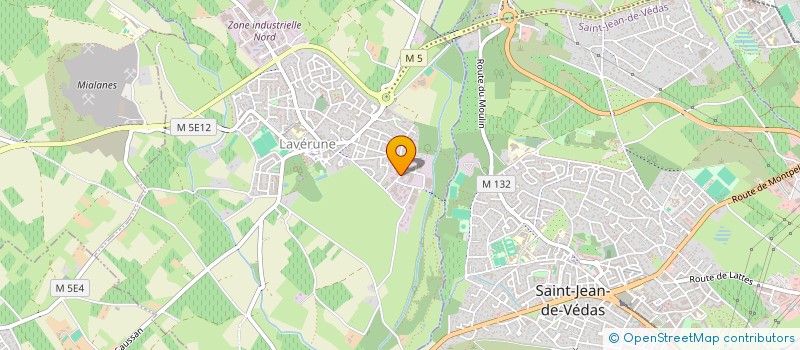 localisation de l'entreprise LES JARDINS DE MELANIE à LAVERUNE
