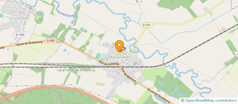 localisation de l'entreprise LES JARDINS DE MELINE  MARAINVILLER