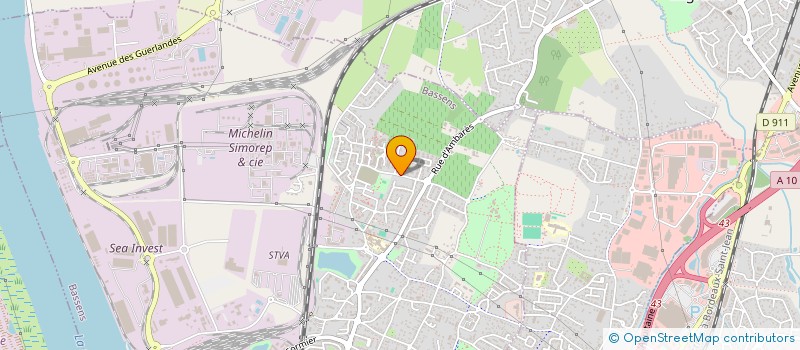 localisation de l'entreprise LES JARDINS DE MERCI NATURE  BASSENS