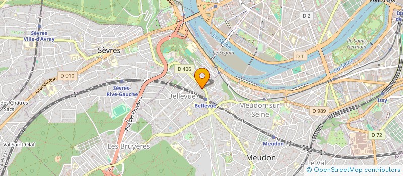 localisation de l'entreprise LES JARDINS DE MEUDON à MEUDON