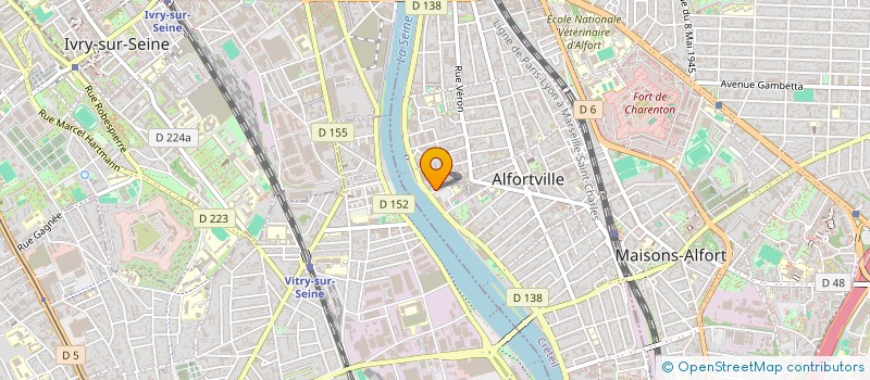 localisation de l'entreprise LES JARDINS DE MICOLON à ALFORTVILLE