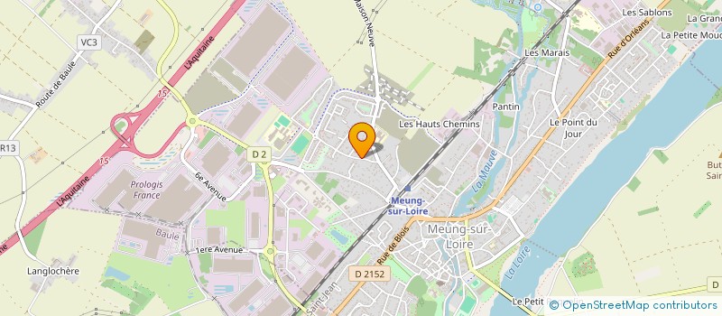 localisation de l'entreprise LES JARDINS DE MINA à MEUNG-SUR-LOIRE