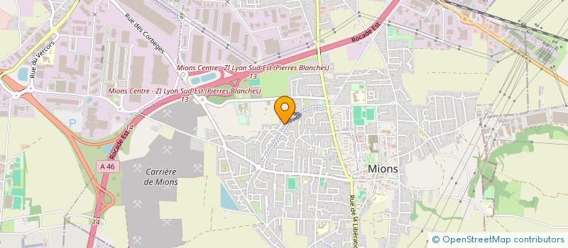 localisation de l'entreprise LES JARDINS DE MIONS  MIONS