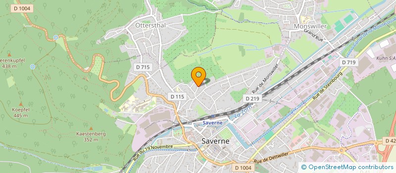 localisation de l'entreprise LES JARDINS DE MONSWILLER  MONSWILLER