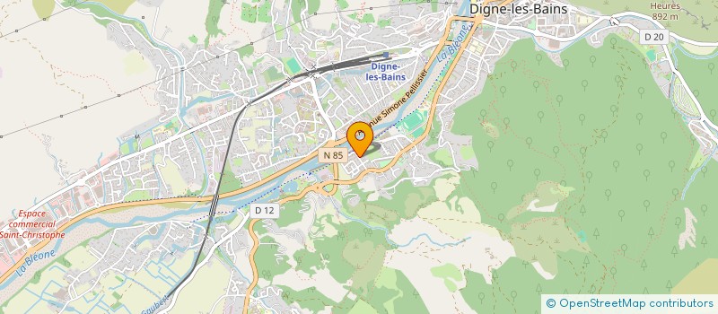 localisation de l'entreprise LES JARDINS DE MONTEGLIN à DIGNE-LES-BAINS