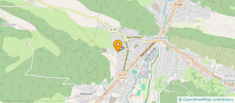 localisation de l'entreprise LES JARDINS DE MONTSEGUR à LAVELANET
