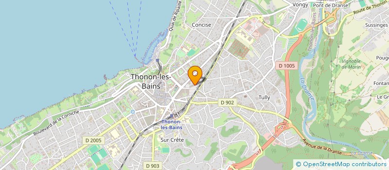 localisation de l'entreprise LES JARDINS DE NAEL à THONON-LES-BAINS