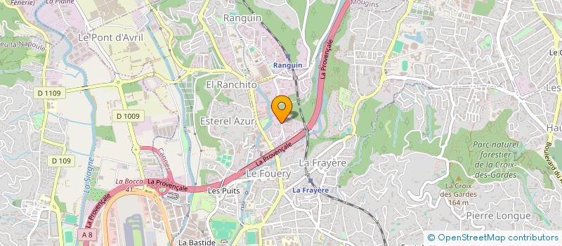localisation de l'entreprise LES JARDINS DE NAIS à LE CANNET