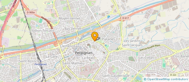 localisation de l'entreprise LES JARDINS DE NEPTUNE  PERPIGNAN